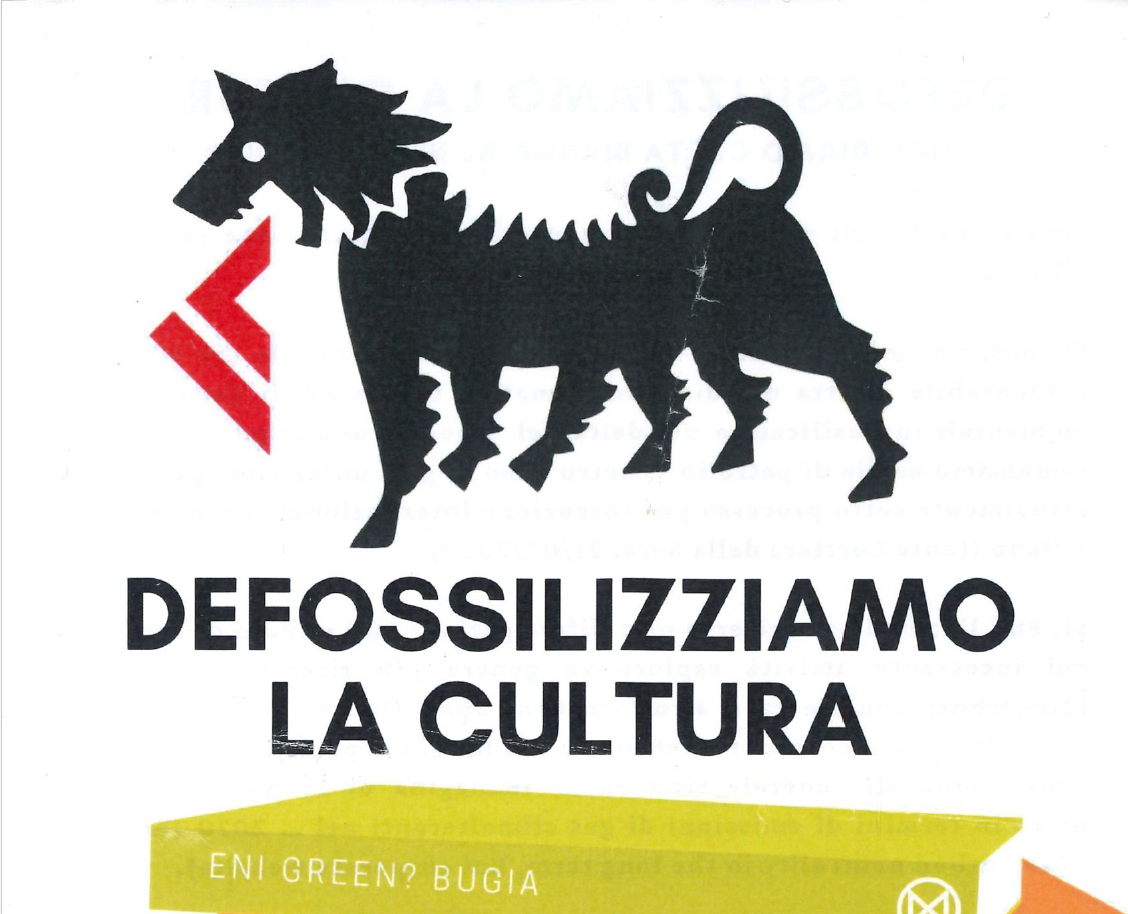 XR: volantino “defossilizziamo la cultura”