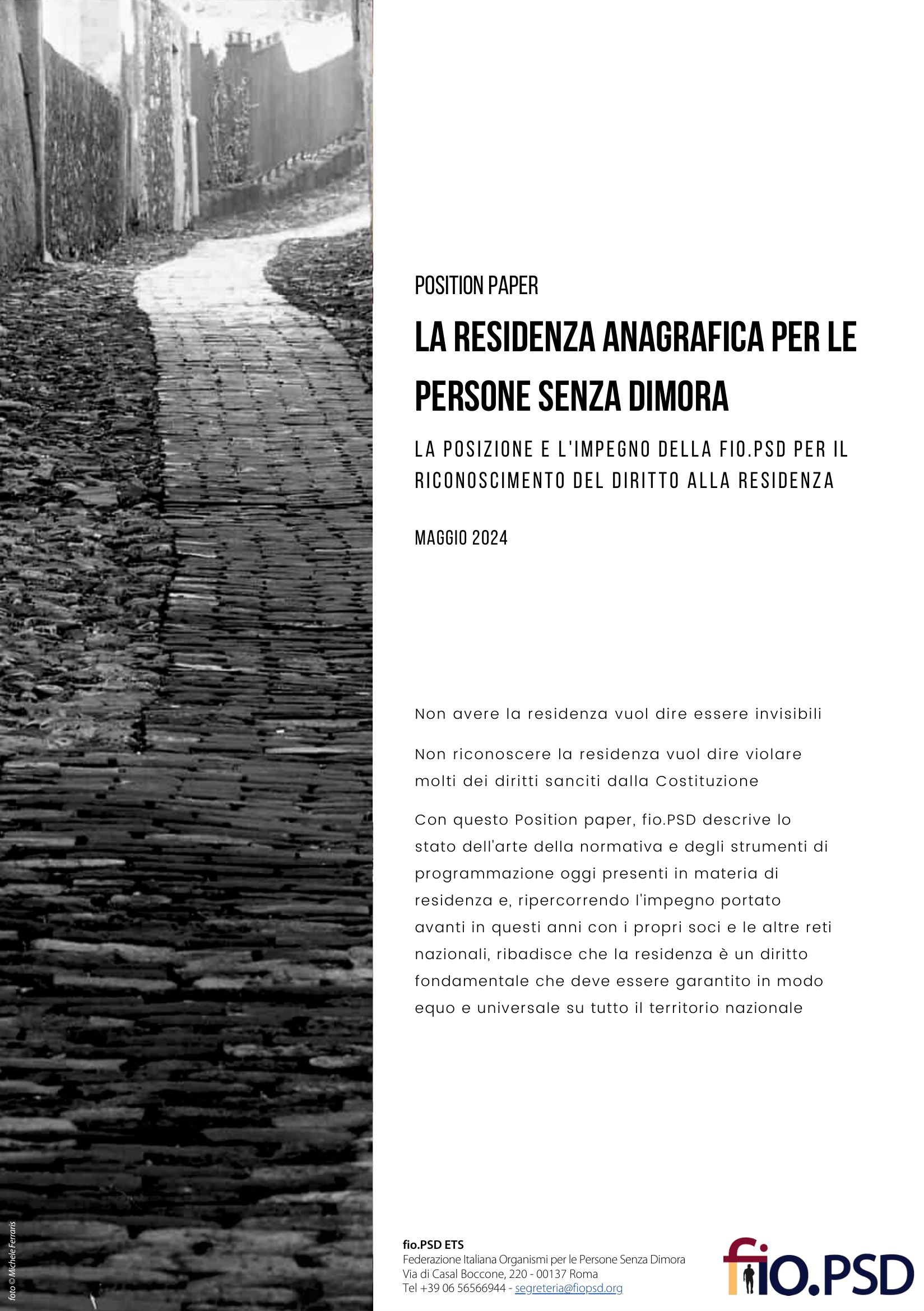 La residenza anagrafica per le persone senza dimora