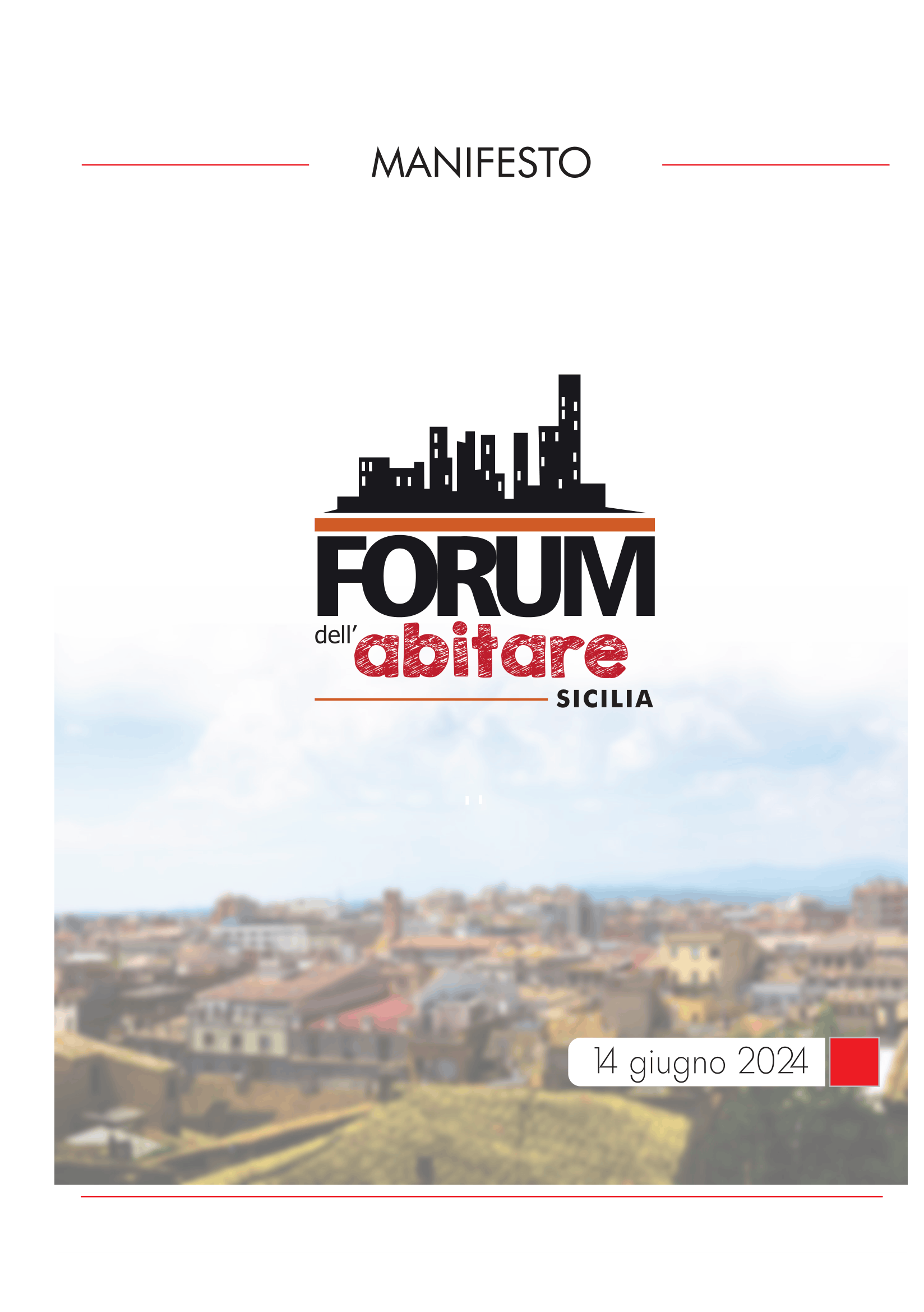 Manifesto – Forum dell’abitare Sicilia