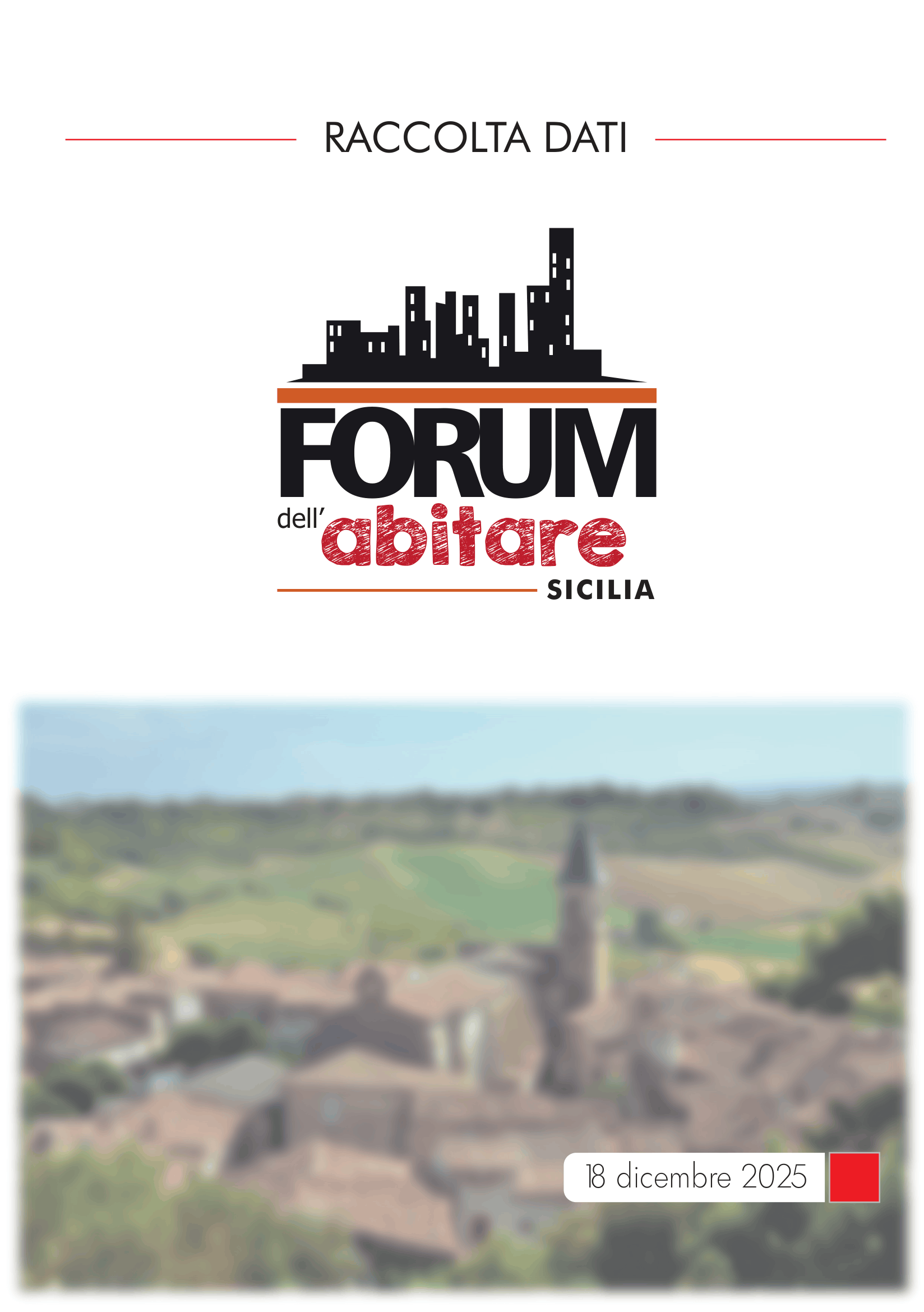 Raccolta dati – Forum dell’abitare Sicilia
